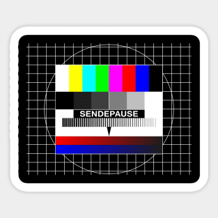 sendepause Sticker